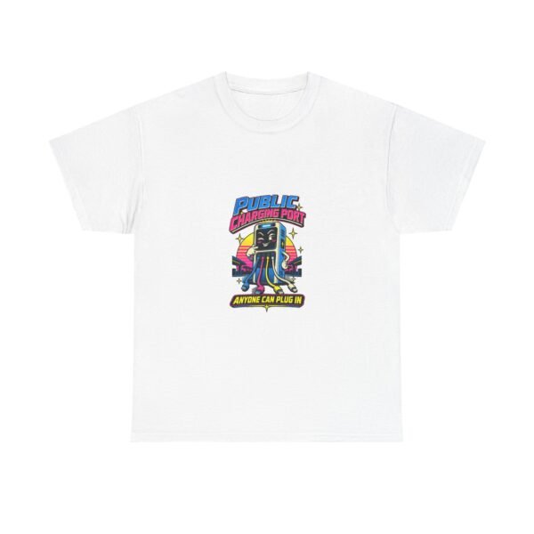 public charging port — unisex cotton t shirt