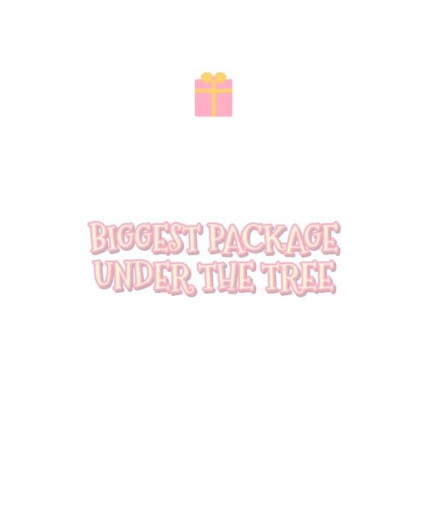 biggest package under the tree