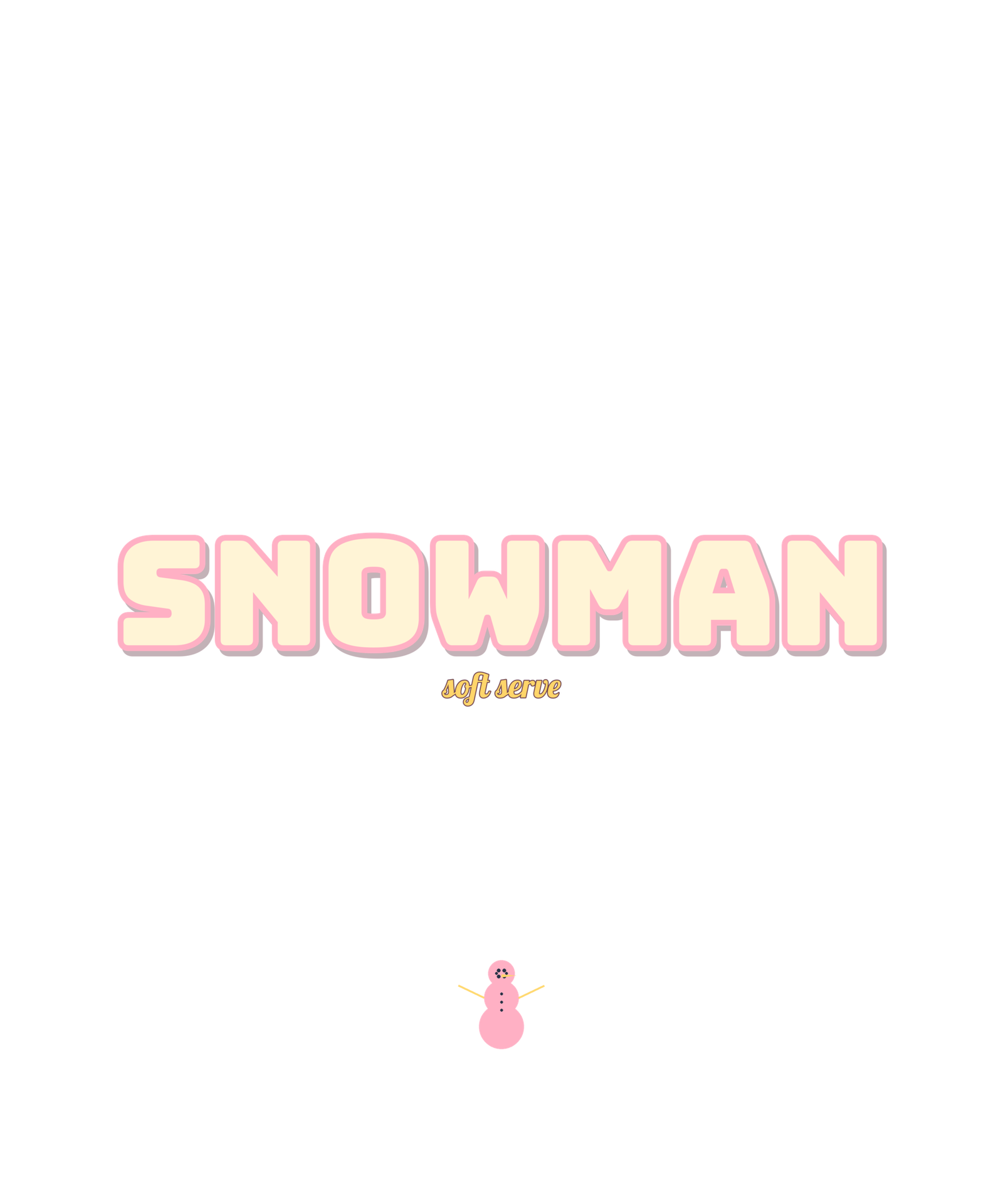 soft serve snowman soft serve snowman