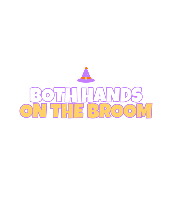 both hands on the broom
